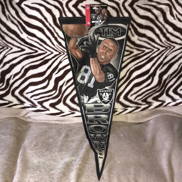 NFL Other - NFL Collector Player Pennant Tim Brown 150 of 2002